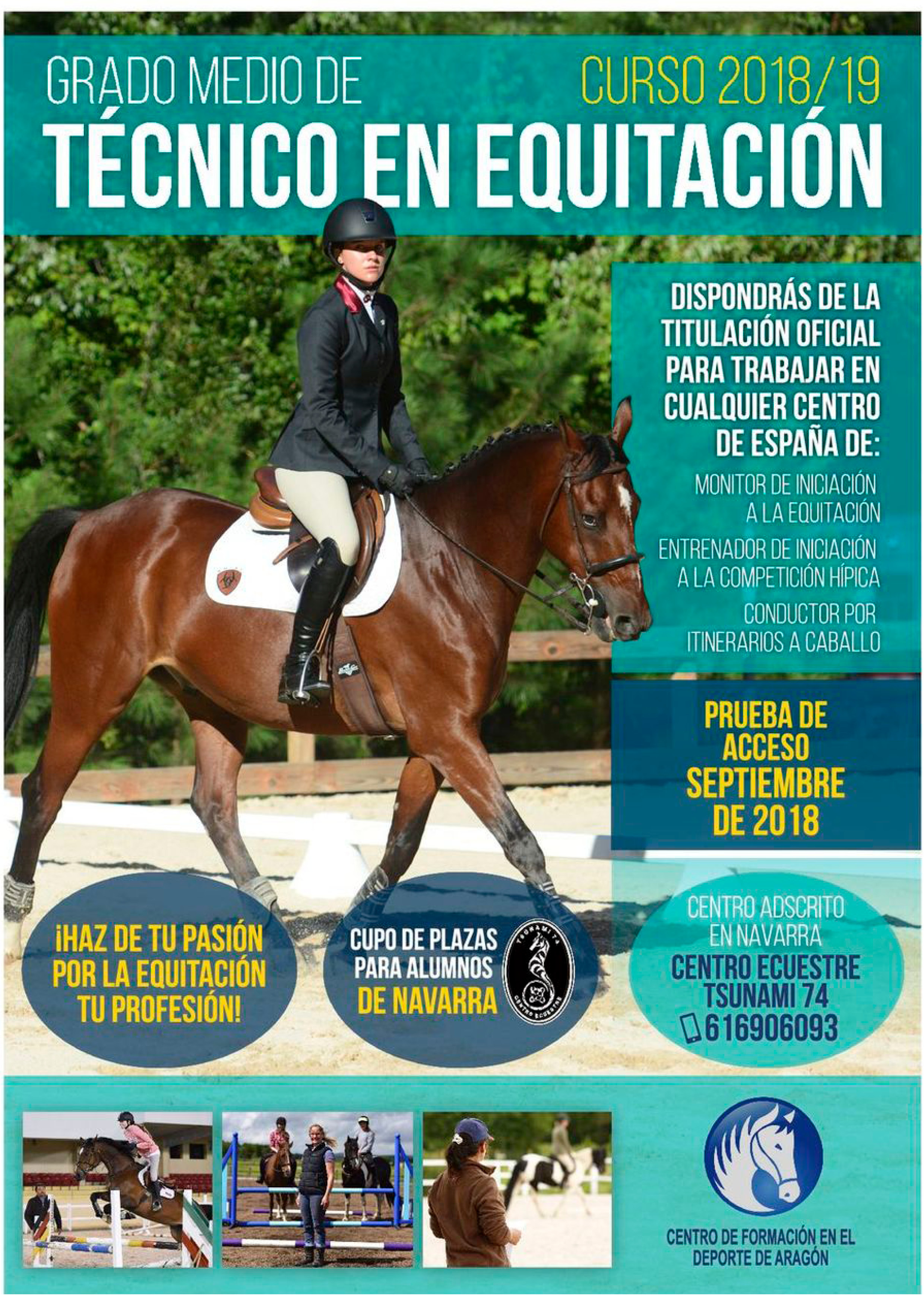 Grado medio de T&eacute;cnico en Equitaci&oacute;n curso 2018/2019